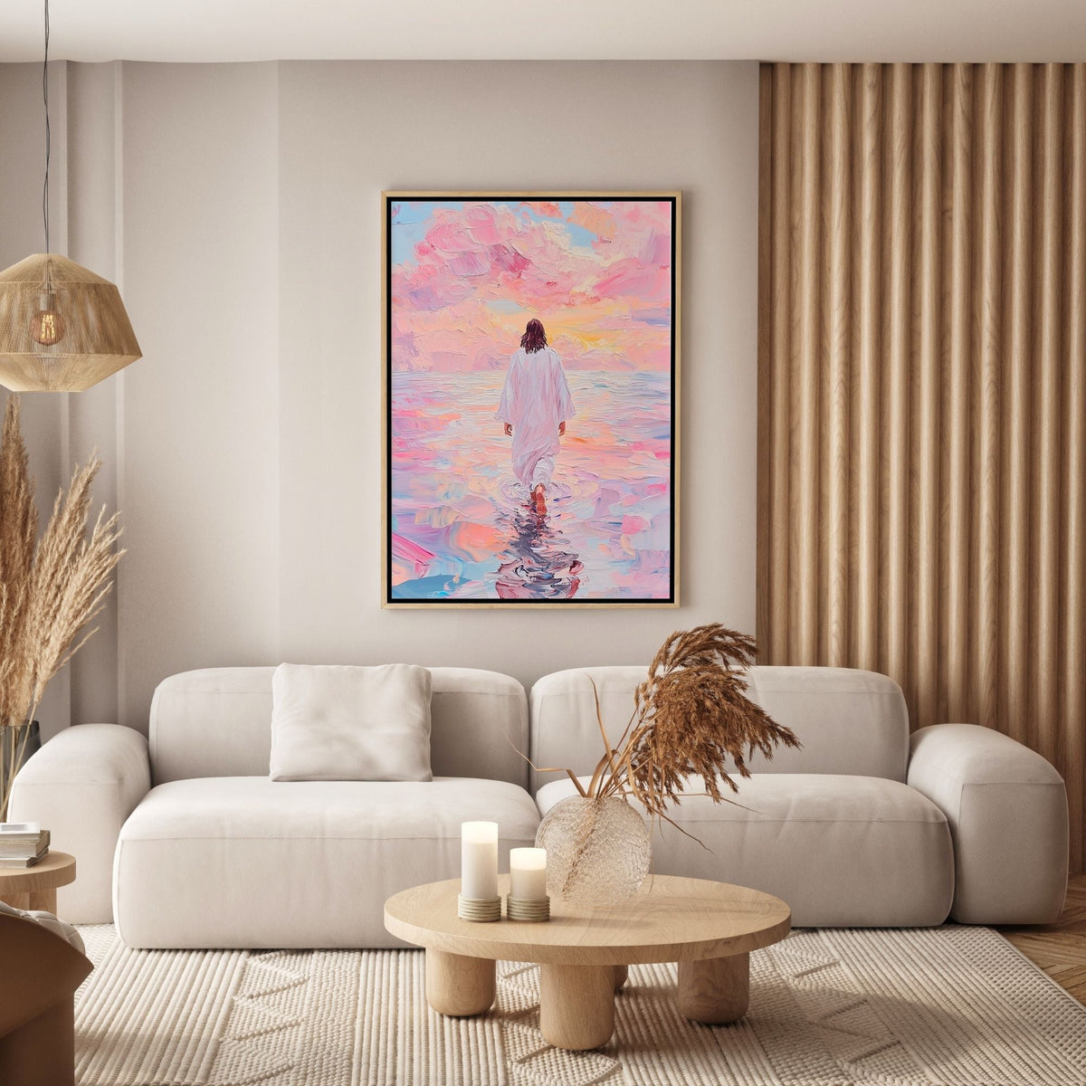 Jesus Walking on Water VI - Canvas