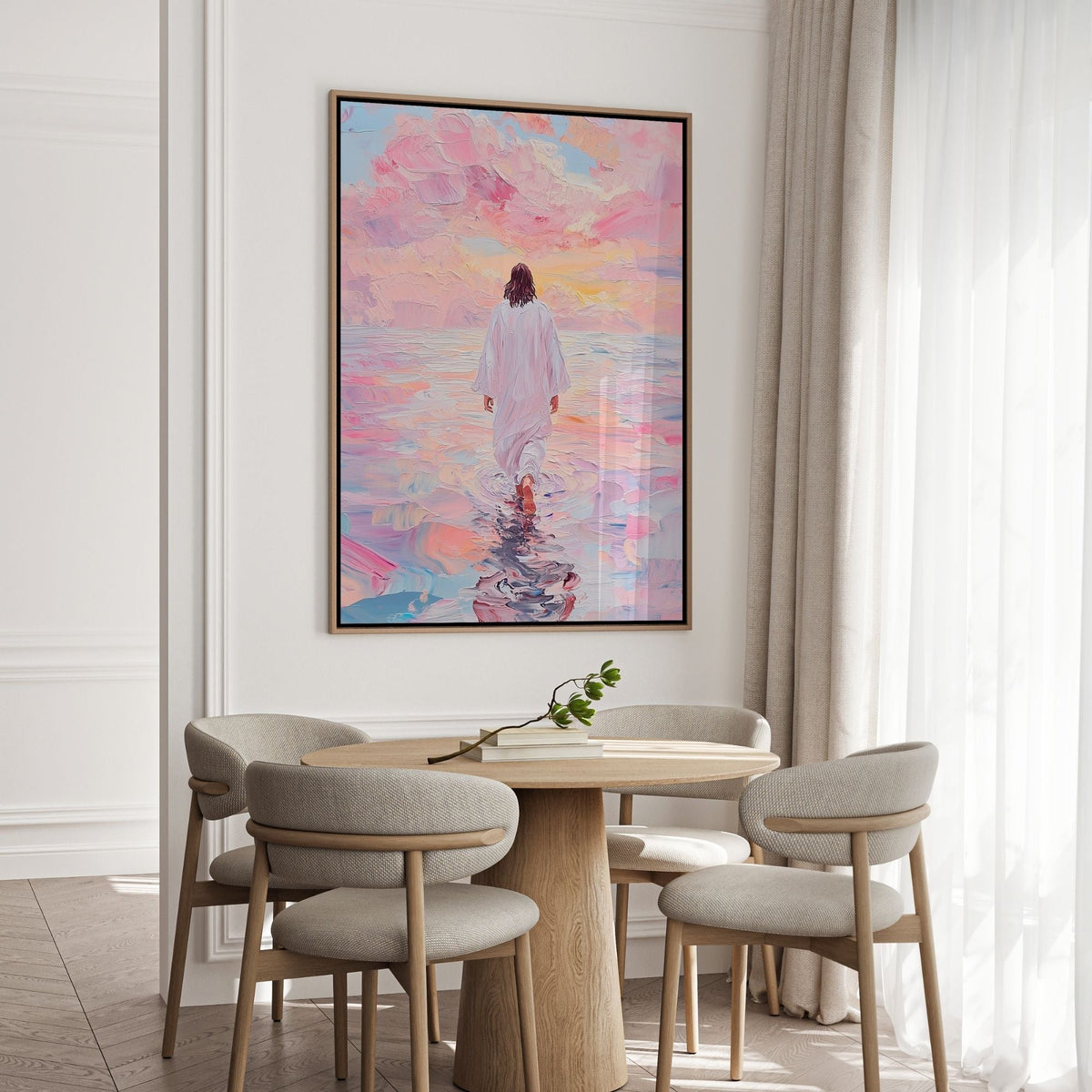 Jesus Walking on Water VI - Canvas