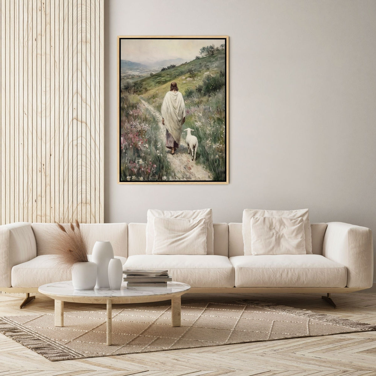 Parable of The Lost Sheep VI - Canvas