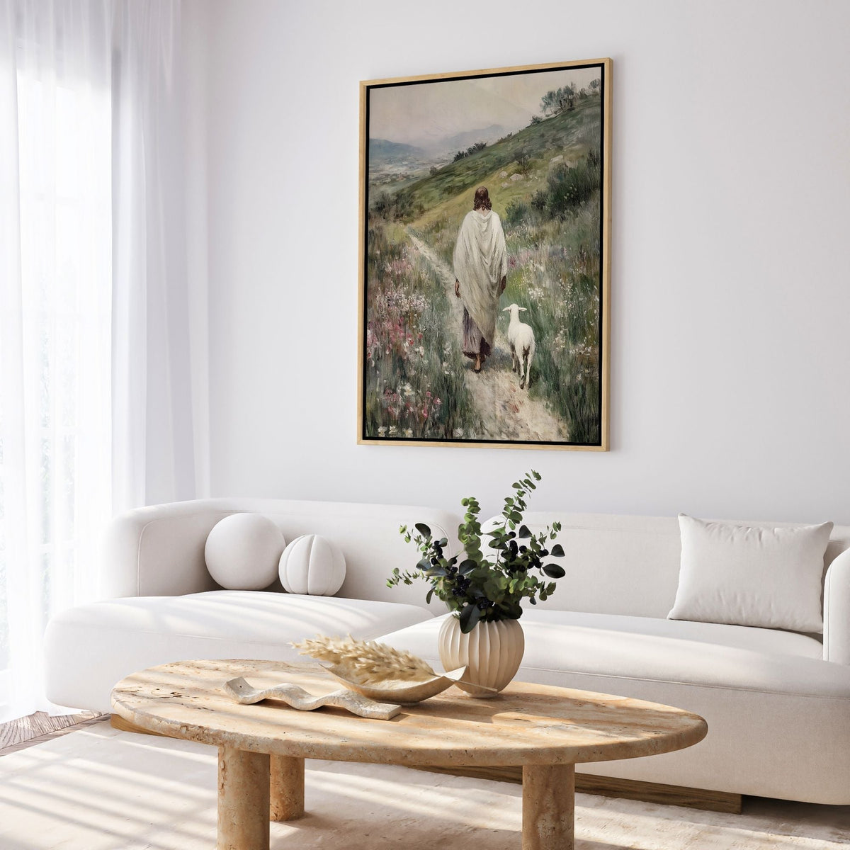 Parable of The Lost Sheep VI - Canvas