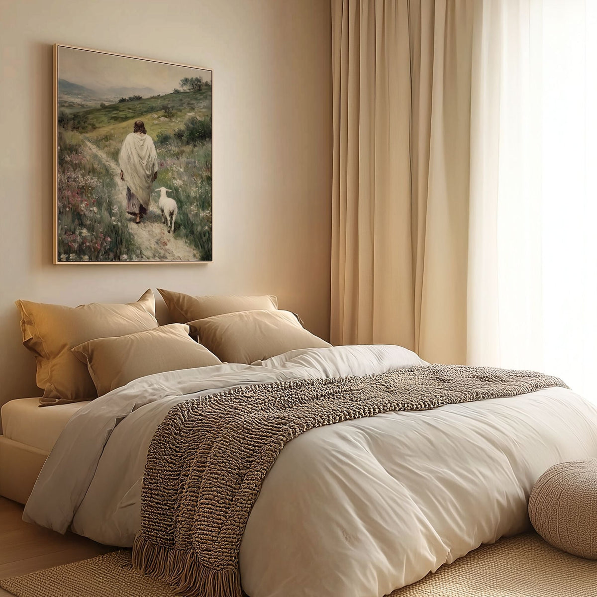 Parable of The Lost Sheep VI - Canvas