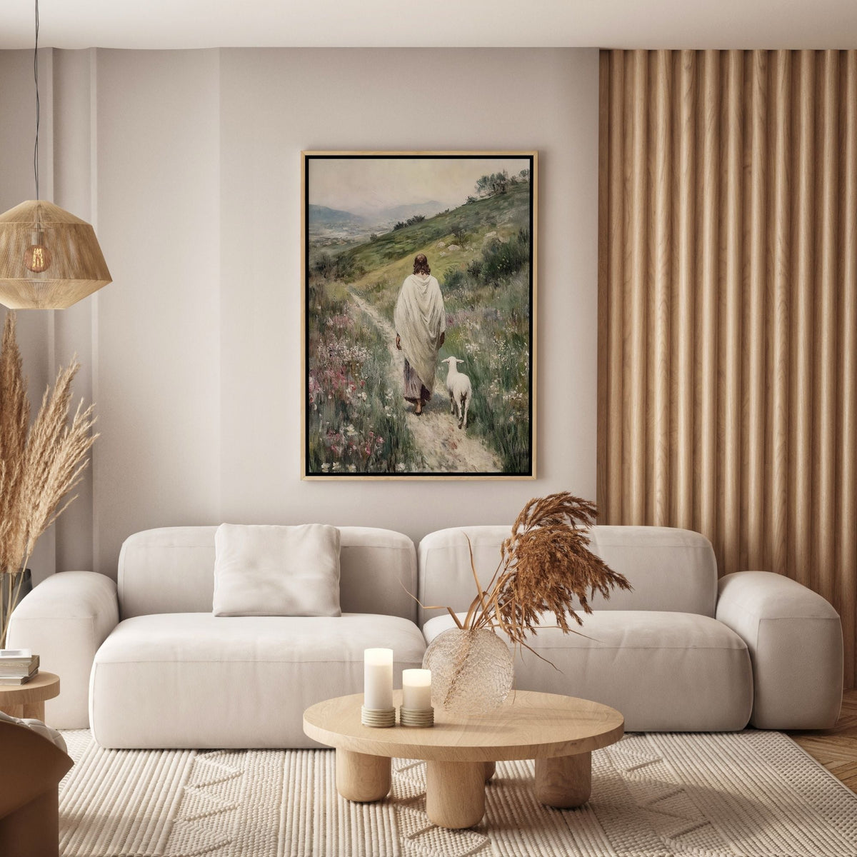 Parable of The Lost Sheep VI - Canvas