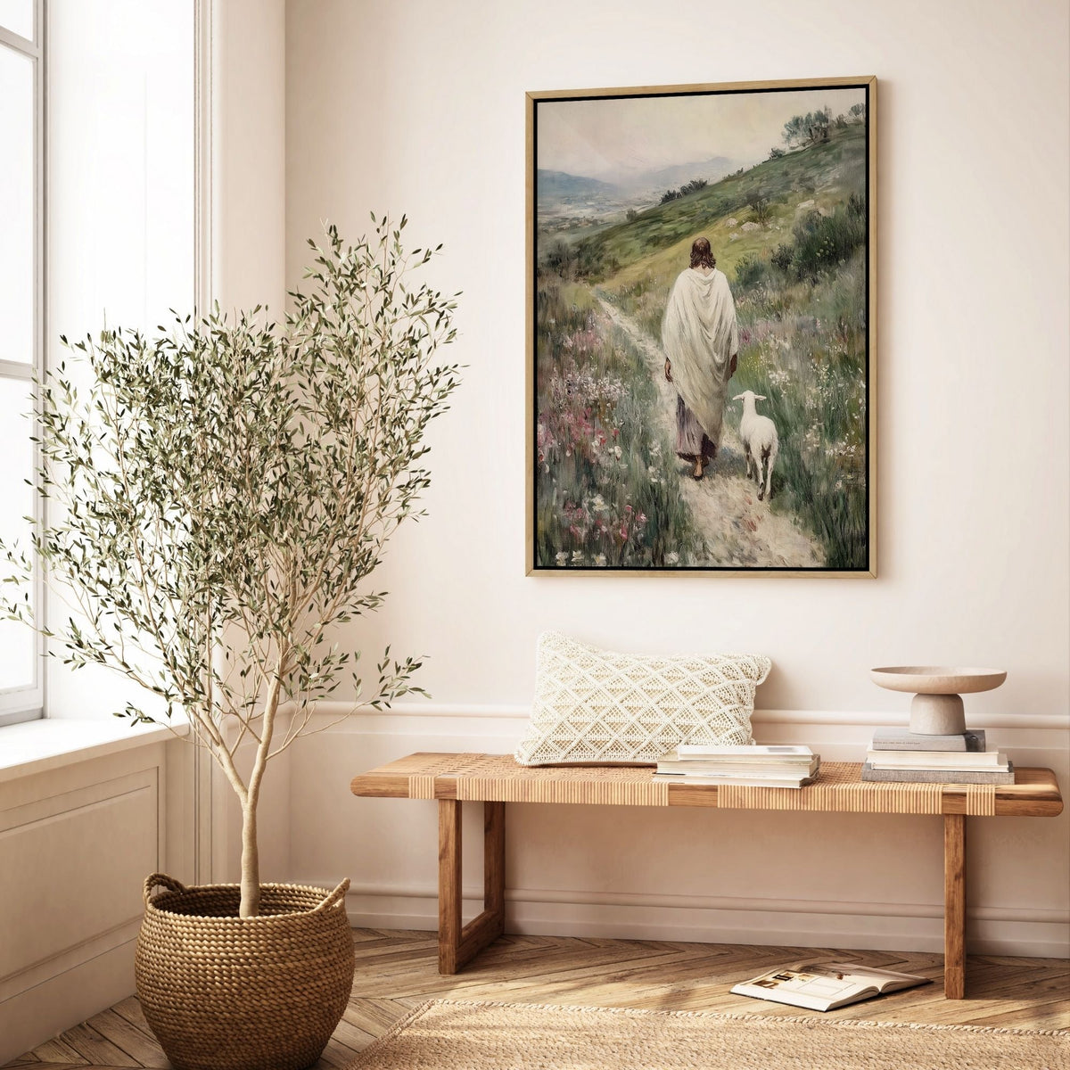 Parable of The Lost Sheep VI - Canvas