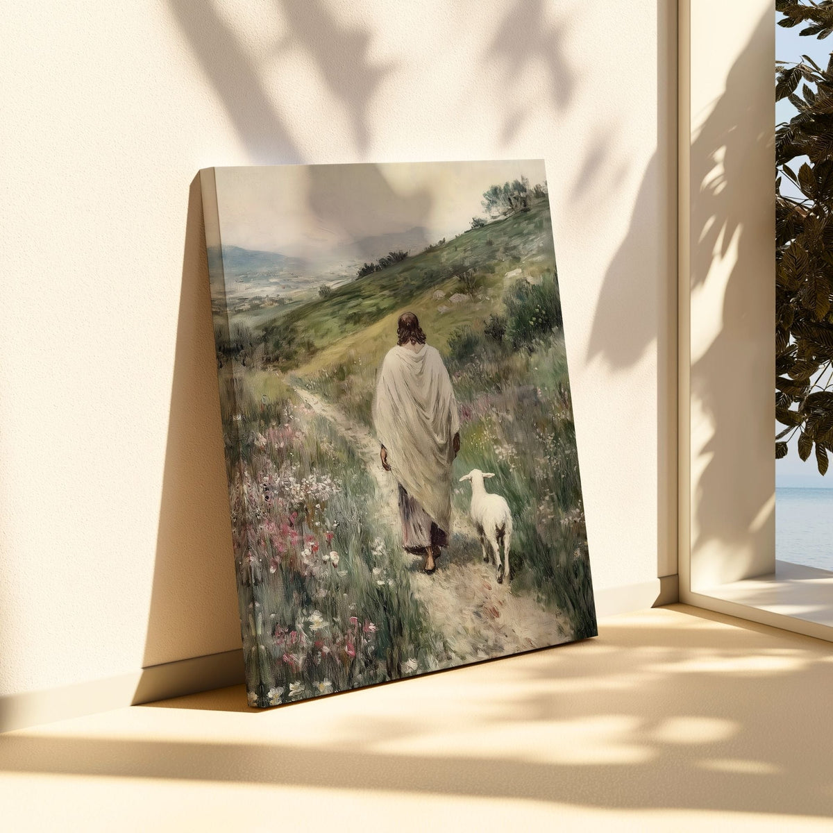 Parable of The Lost Sheep VI - Canvas