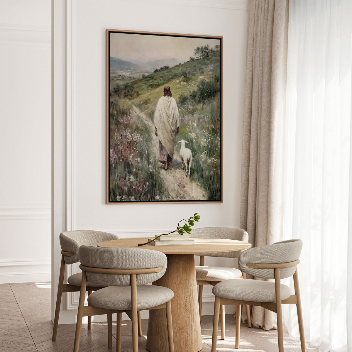 Parable of The Lost Sheep VI - Canvas