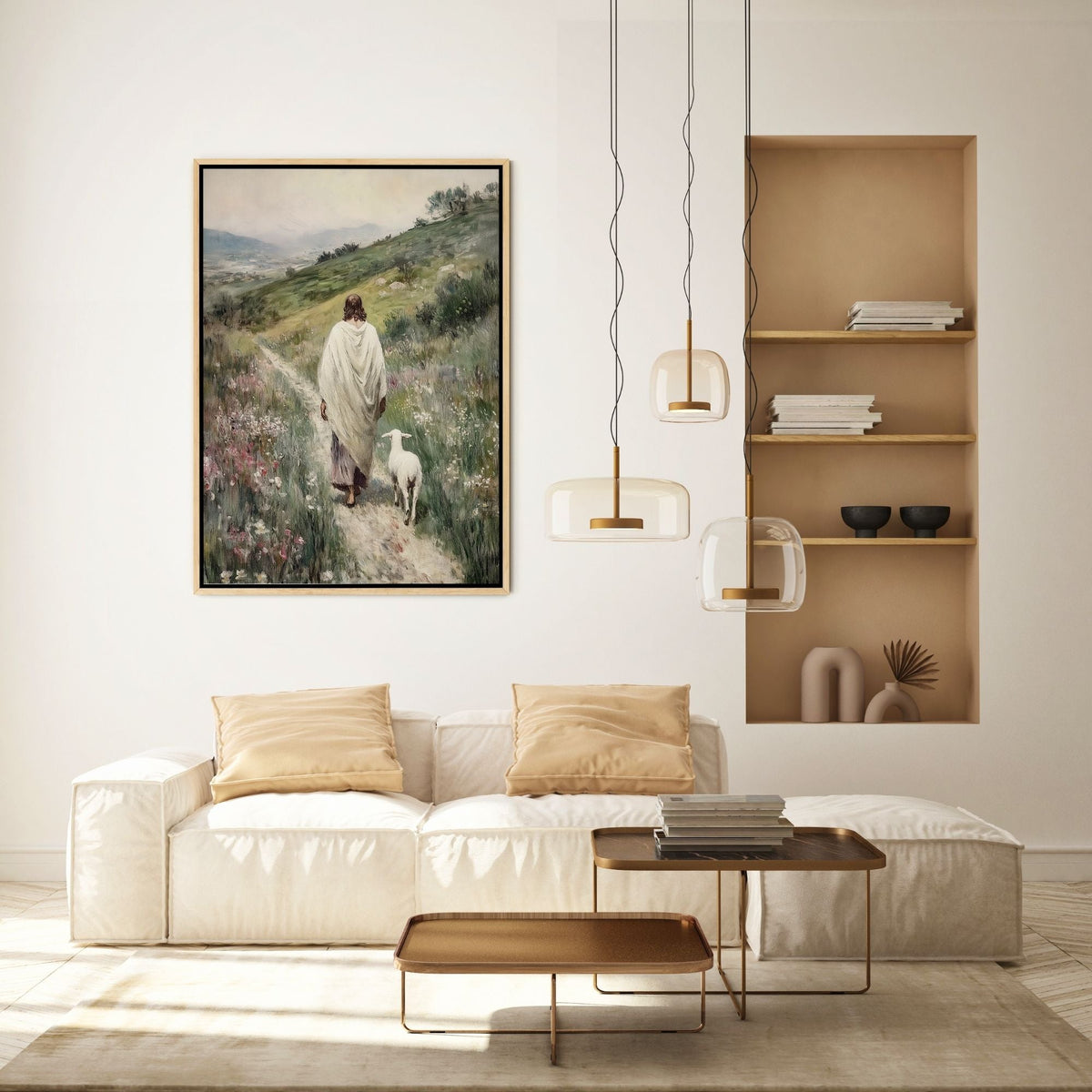 Parable of The Lost Sheep VI - Canvas