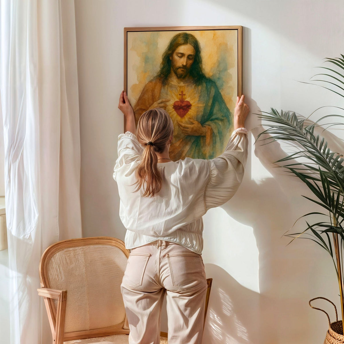 The Sacred Heart of Jesus II - Canvas