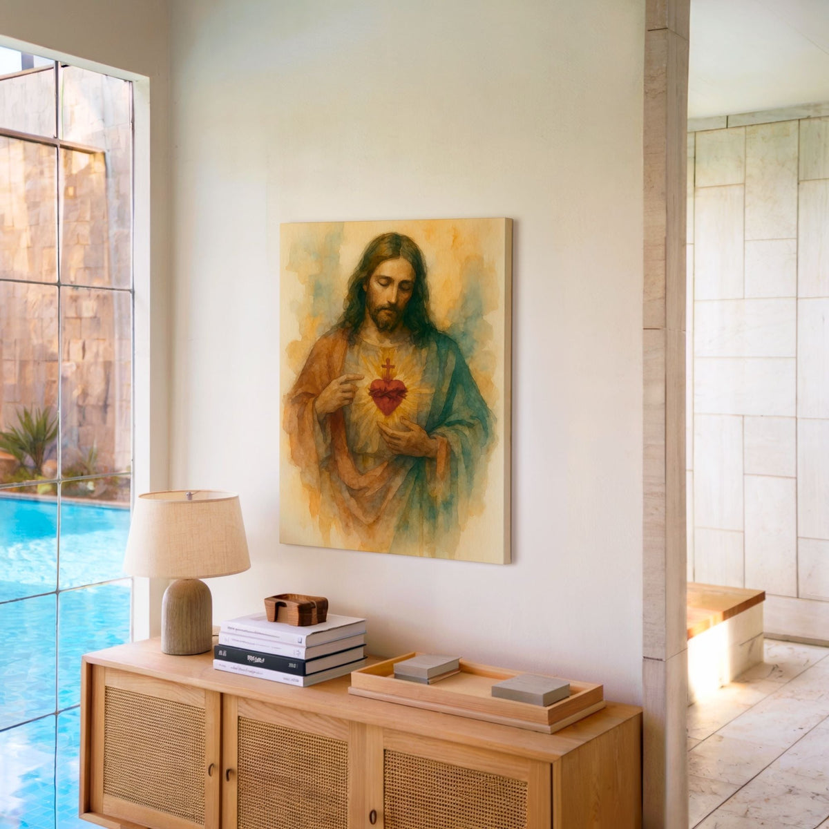The Sacred Heart of Jesus II - Canvas
