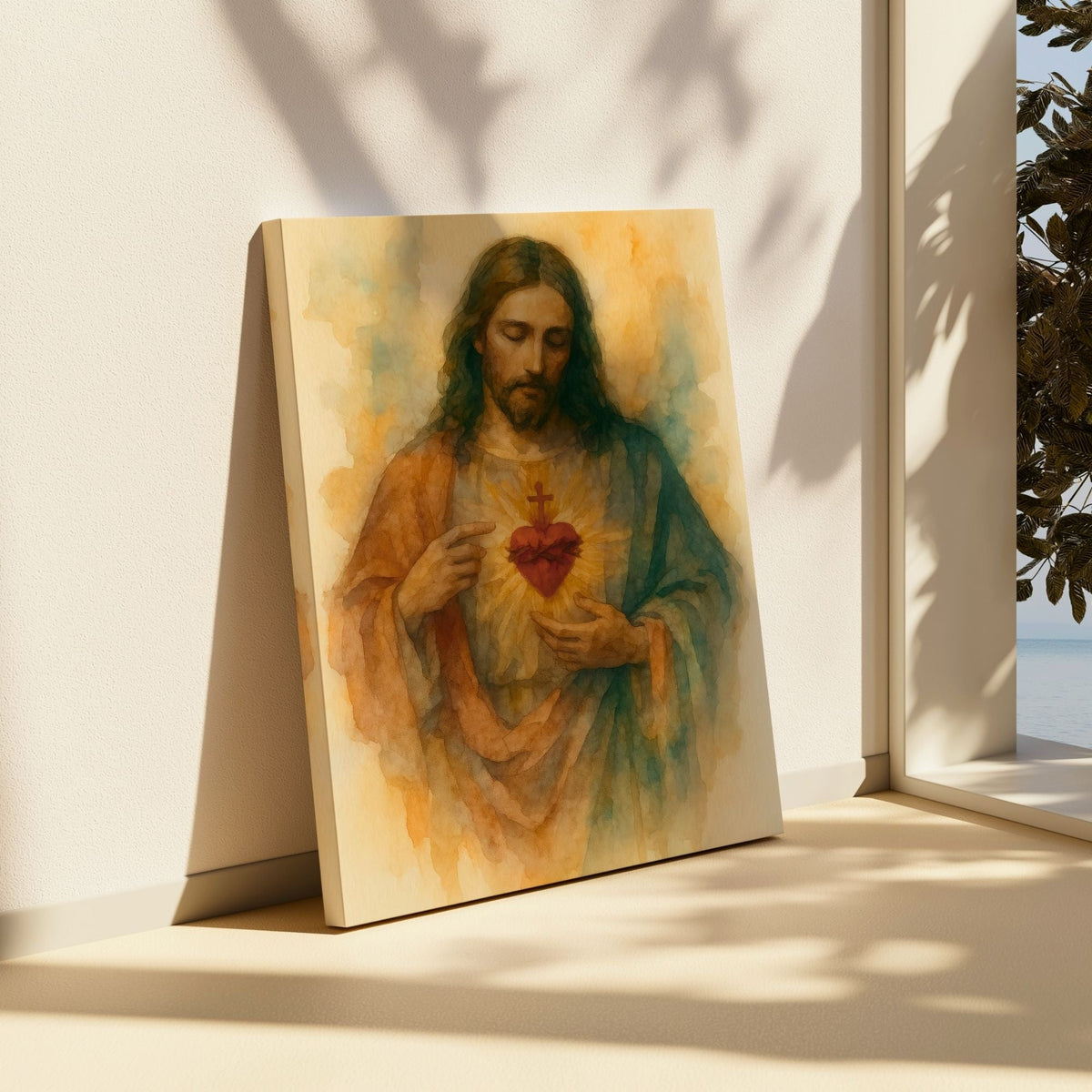 The Sacred Heart of Jesus II - Canvas