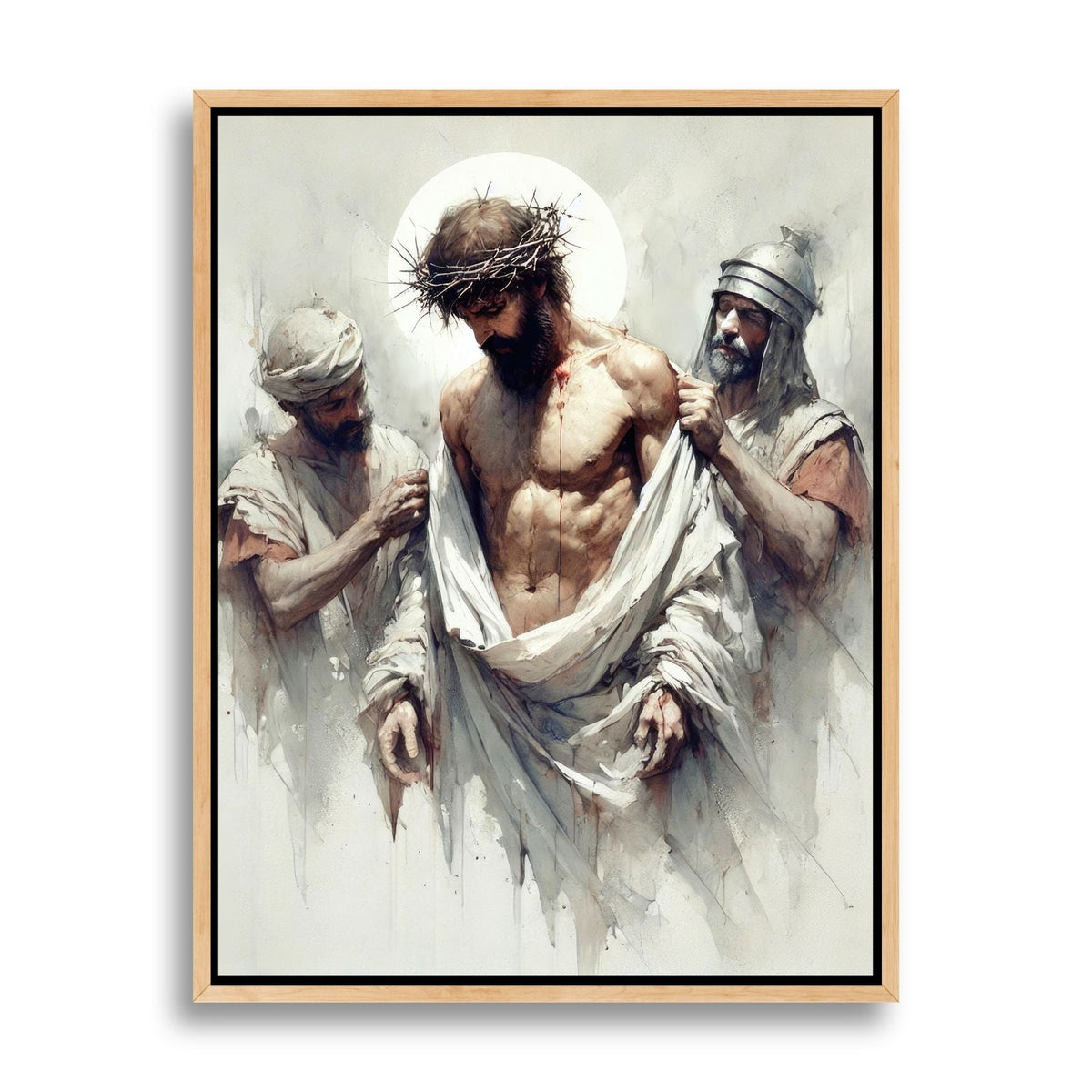 Jesus Stripped of His Garments - Canvas