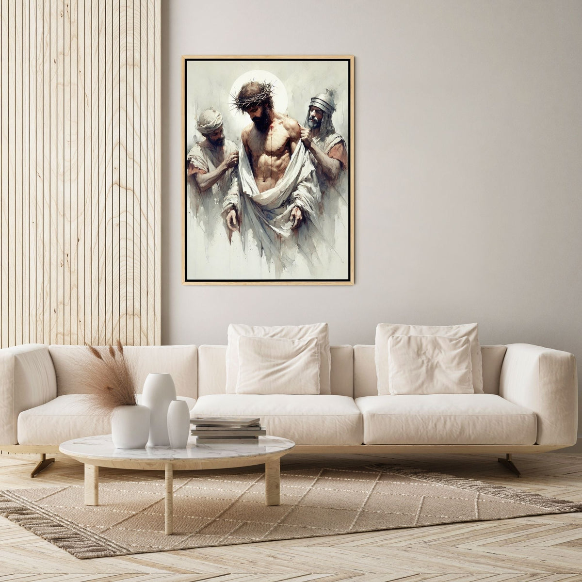 Jesus Stripped of His Garments - Canvas