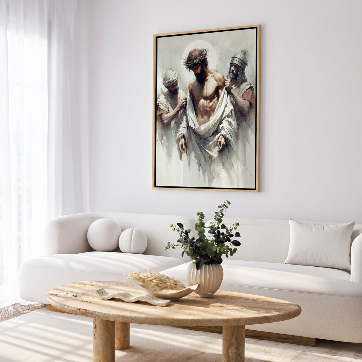 Jesus Stripped of His Garments - Canvas