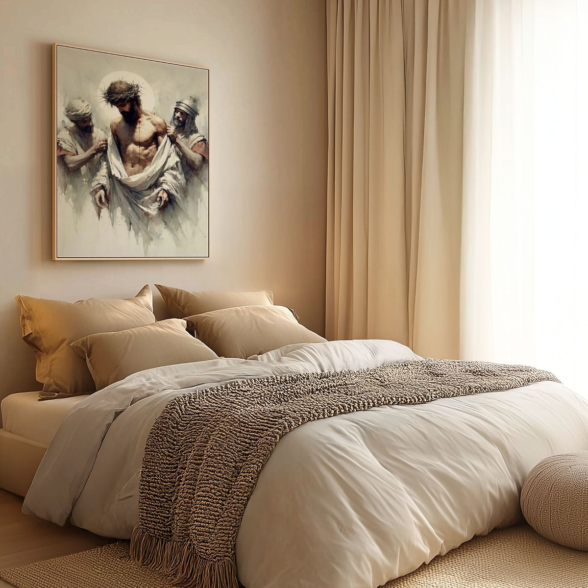 Jesus Stripped of His Garments - Canvas