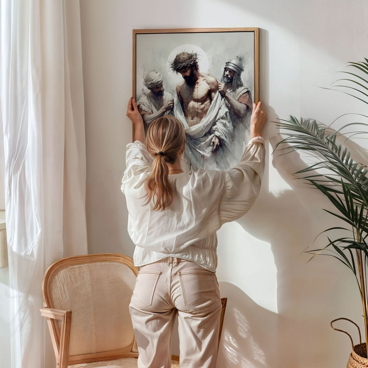 Jesus Stripped of His Garments - Canvas