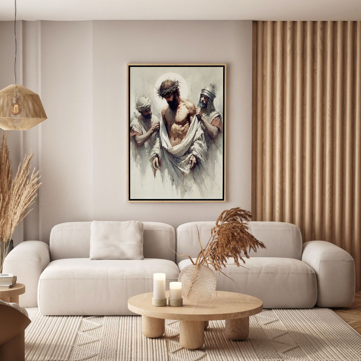 Jesus Stripped of His Garments - Canvas