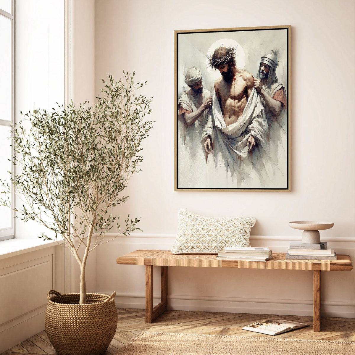 Jesus Stripped of His Garments - Canvas