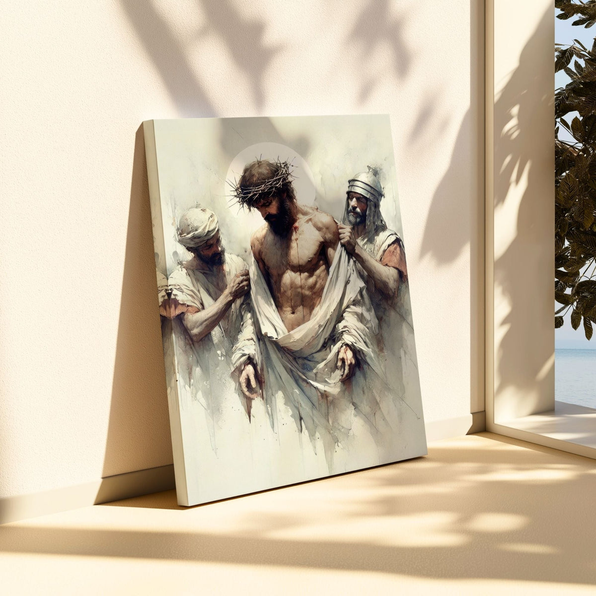 Jesus Stripped of His Garments - Canvas