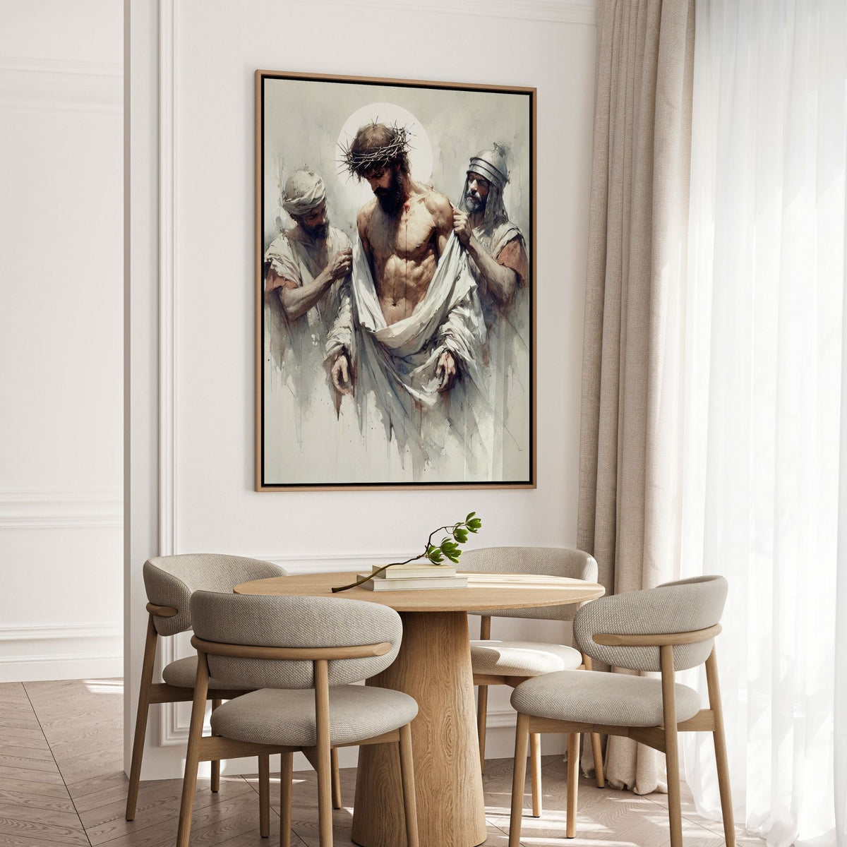 Jesus Stripped of His Garments - Canvas