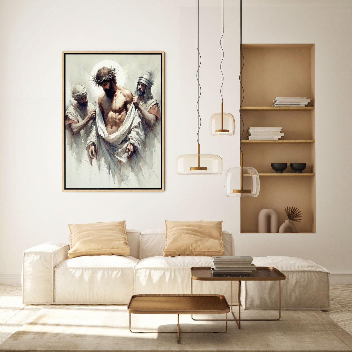 Jesus Stripped of His Garments - Canvas