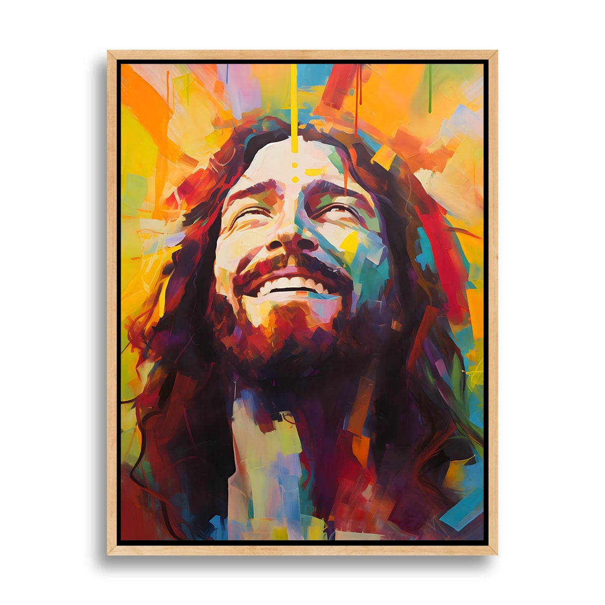 Smiling Jesus - Canvas