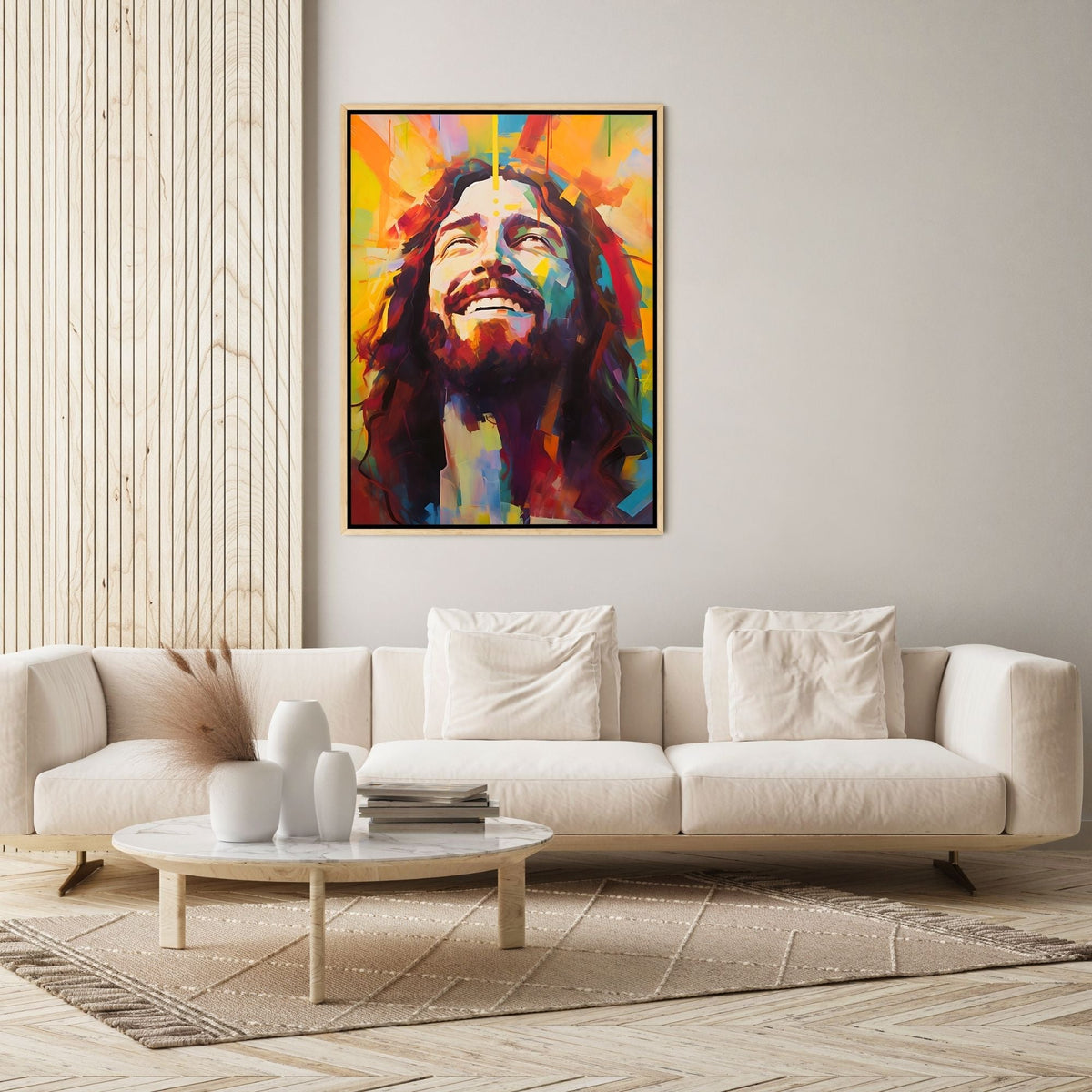 Smiling Jesus - Canvas