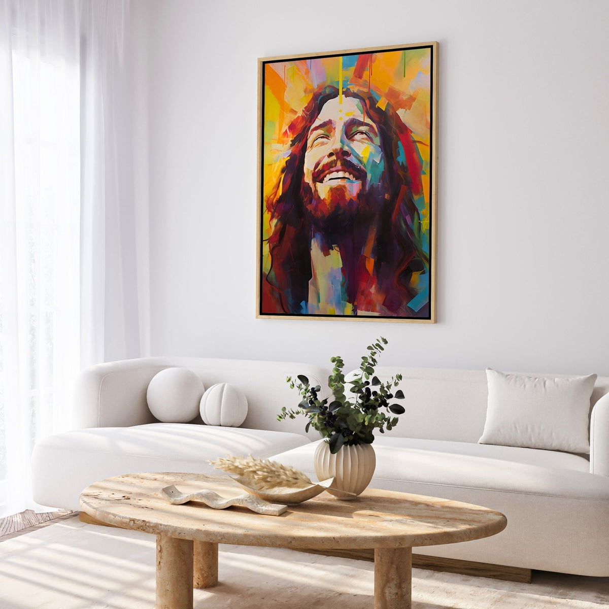 Smiling Jesus - Canvas