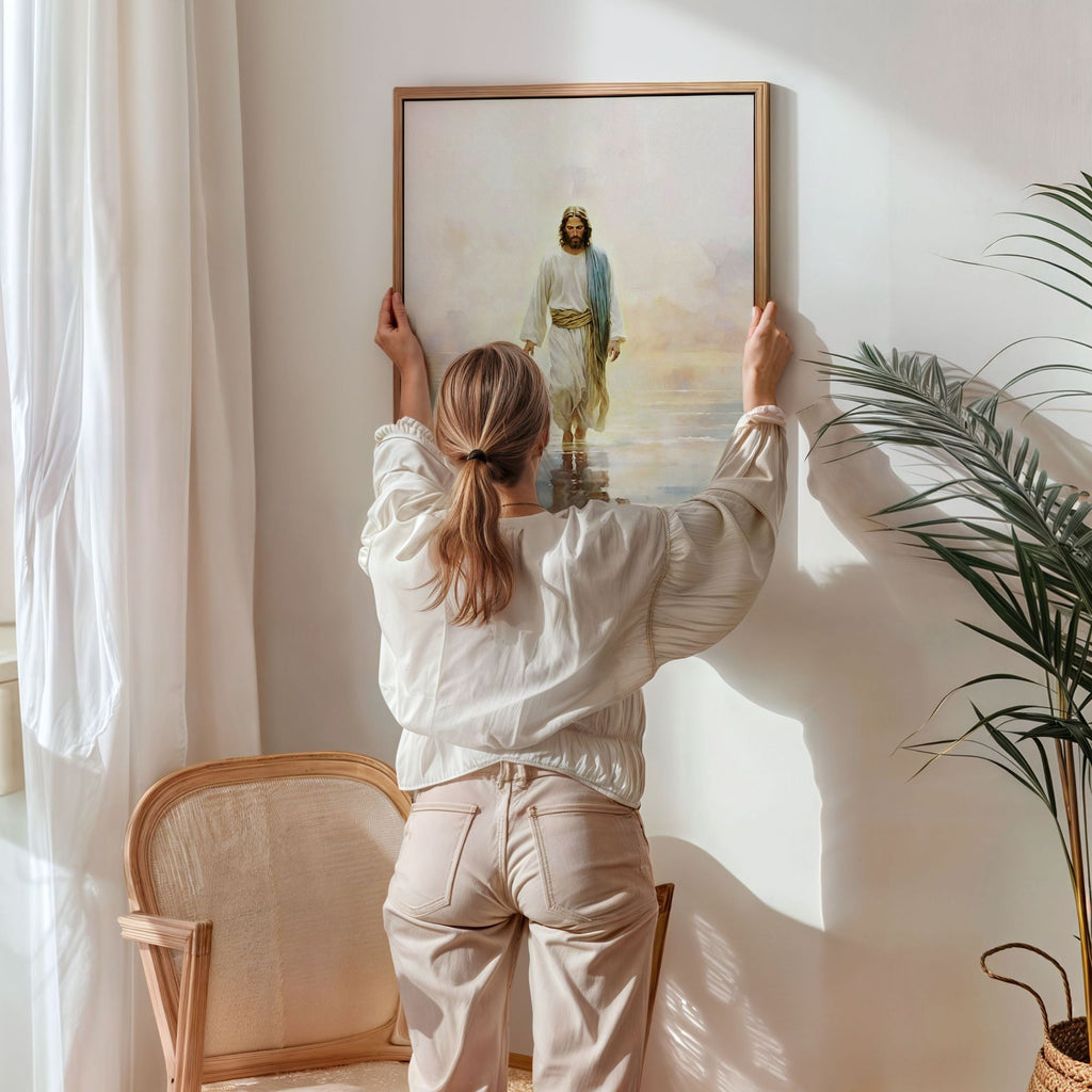 Jesus Walking on Water II - Canvas