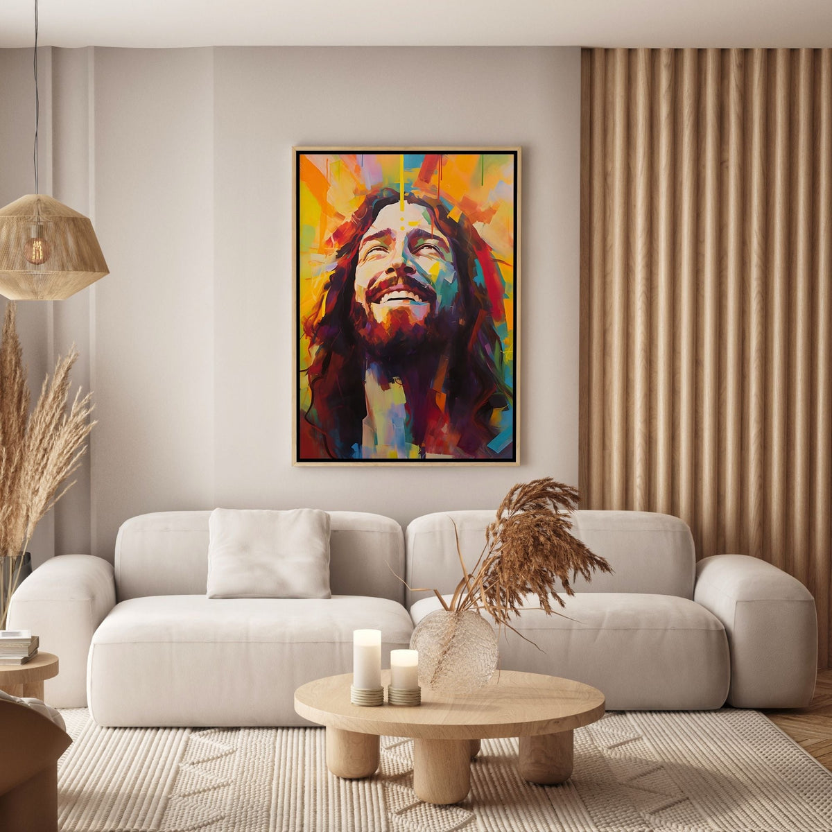 Smiling Jesus - Canvas