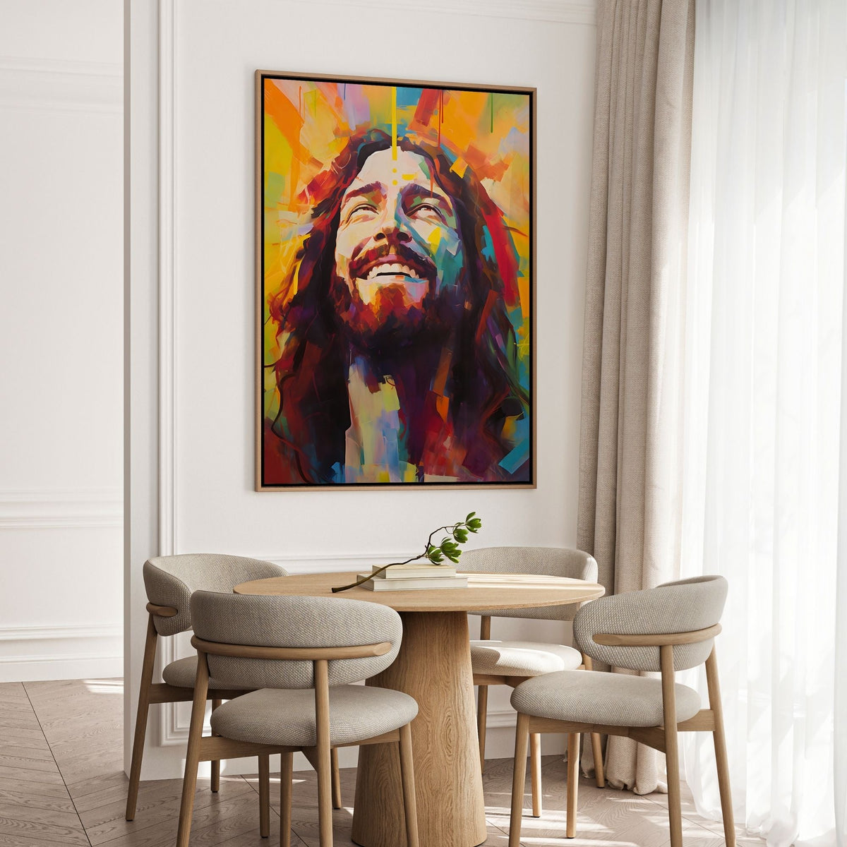 Smiling Jesus - Canvas