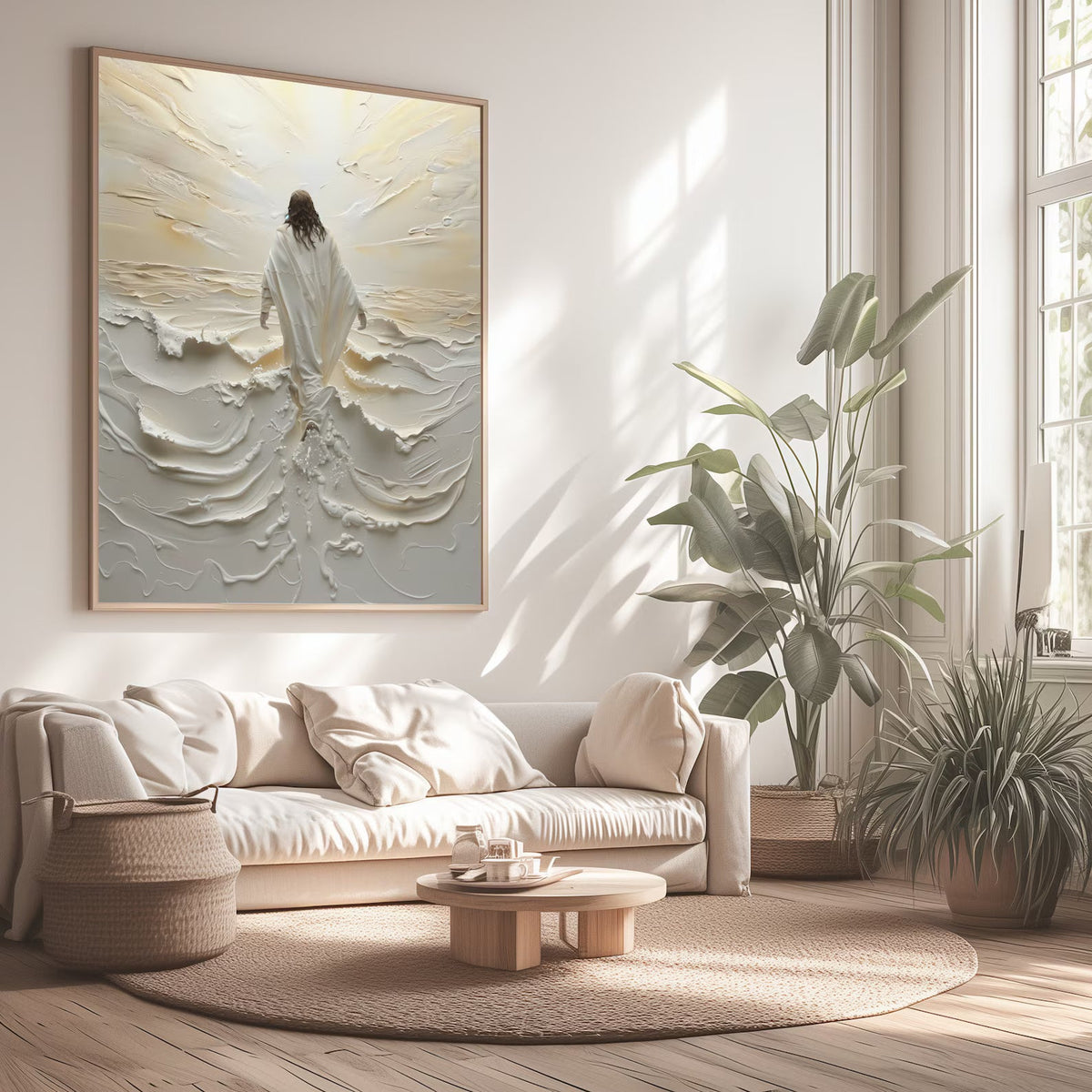 Jesus Walking on Water I - Canvas